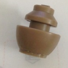 One wheat-tone cup-and-peg necked-head connector for a 1:6 figure