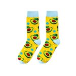 Harajuku Fruit Socks for Men with Amazing Art - Sushi, Hot Dogs, Bananas, Avocados and More