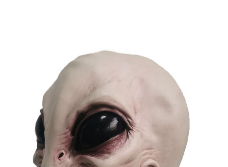 Pale alien eye detail