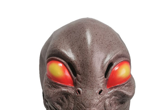 Red-eye alien front detail