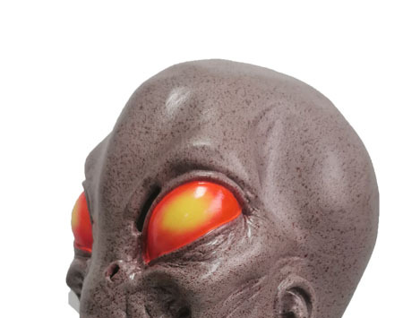 Red-eye alien side detail