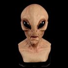 Sand alien bust mask shown for costume mask selection