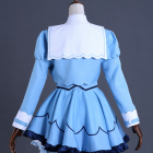 Back of Amamiya Kokoro costume showing white sailor collar