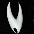 Hornet white assembly-required mask with tall pointed horns