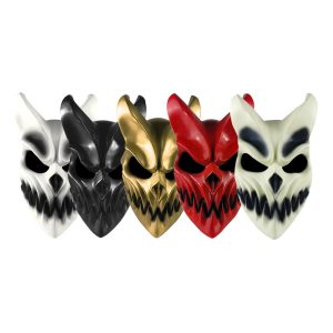 Five horned skull mask color choices