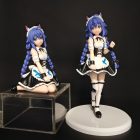 Roxy Migurdia cat-maid figurines in sitting and standing poses