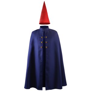 Wirt blue cape and red pointed hat