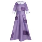 Kids Ragatha dress with scalloped white cuffs