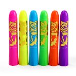 UV Neon Face & Body Paint Sticks — Six-Color Set
