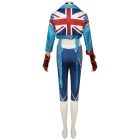 Cammy jacket Union Jack rear panel and leggings back view