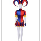Back of Pomni jester costume and two-point hat