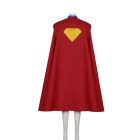 Supergirl red cape back with yellow shield