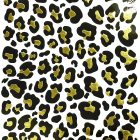 Gold and black leopard spot tattoo sheet