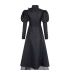 Rear of Elphaba black dress and sheer hem