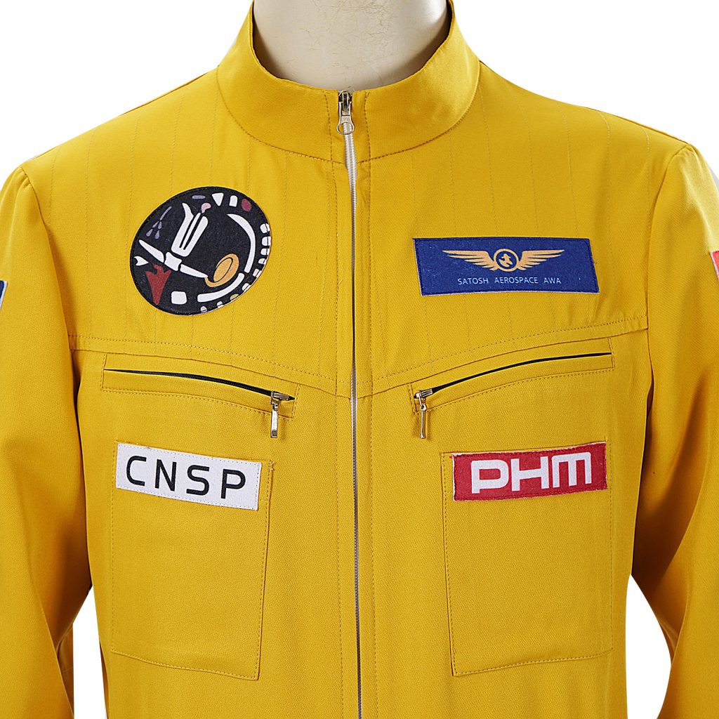 PHM chest patches, stand collar and zip pockets