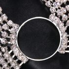 Center ring and radiating sparkling chain detail