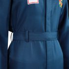 Anya jumpsuit belt and front waist detail