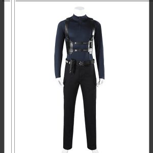 Leon top, chest harness and cargo trousers styled together