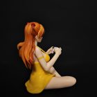 Asuka seated figure from opposite rear angle with layered hair