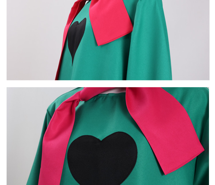 Ralsei red scarf and black heart detail