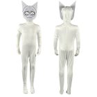 Wenda white costume front and back