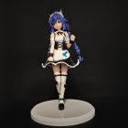 Standing Roxy cat-maid figurine with white round base