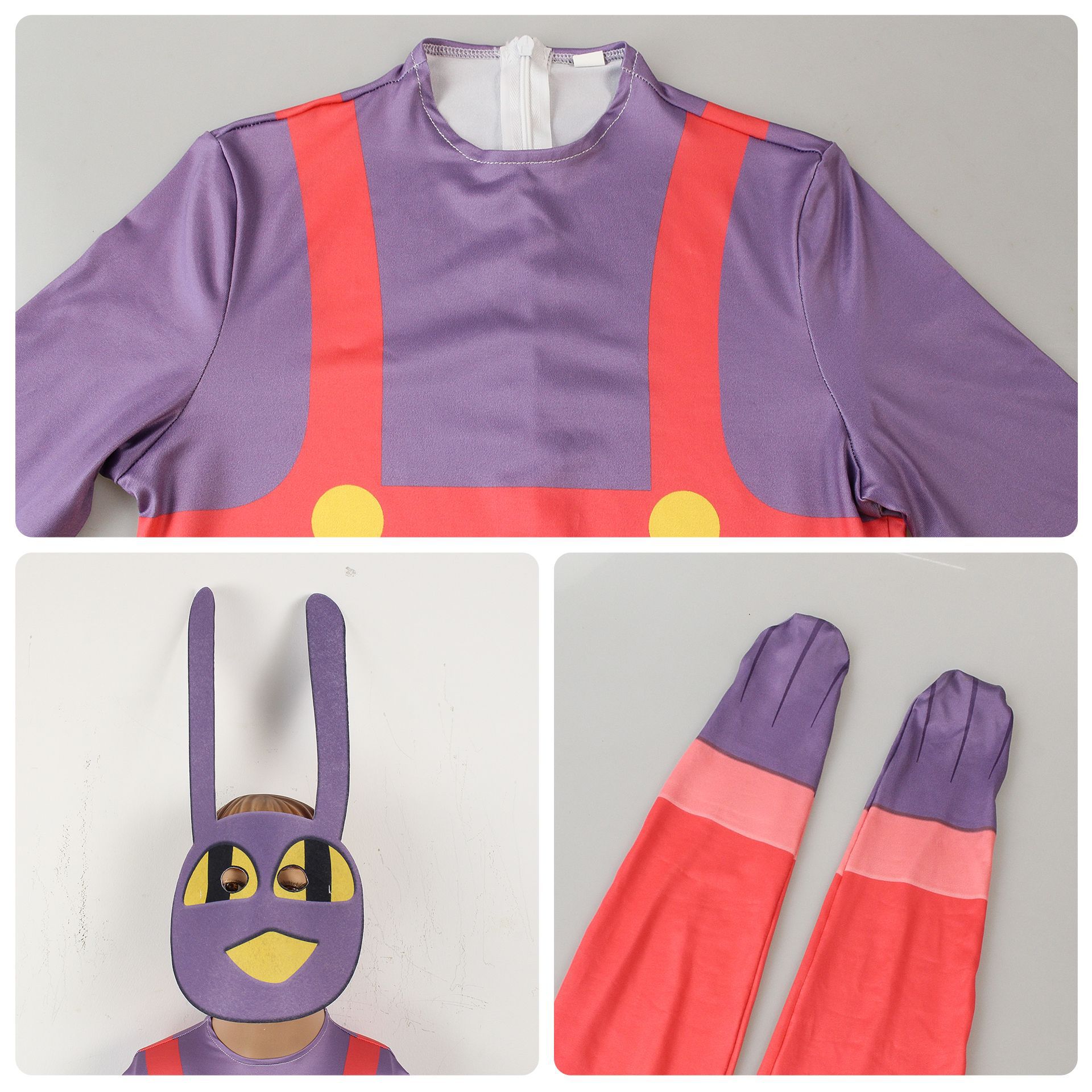 Kids Jax jumpsuit back with zipper