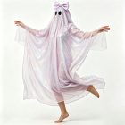 Light purple shimmering ghost costume with bow
