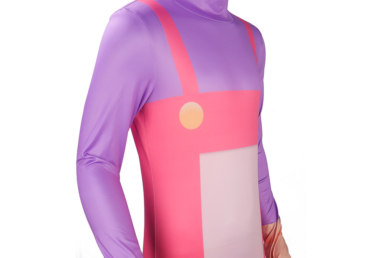 Jax purple and pink overall print detail