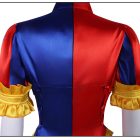 Back collar and zipper of the Pomni jester costume