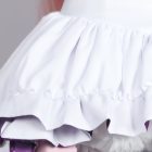 White layered ruffles of Madoka costume skirt