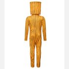 Back of the yellow woodgrain Tung Sahur costume