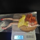 Bag-packaged Asuka figure with separate round display base