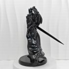 Black Shadow Knight Igris figure rear cape and helmet plume detail