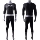 Danny Phantom black and white bodysuit front and back