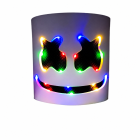 Light-up helmet isolated against white background