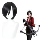 cosplayspa Ada Wong Short Black Wig Ready for Ship Resident Evil Cosplay X7KQE0