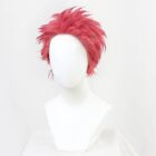 cosplayspa Akaza Short Red Wig Upper Moon Three Demon Slayer Hair 6PGLBO