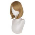 cosplayspa Ashley Graham Style Short Flaxen Straight Wig Resident Evil Game Hair GGC2M2