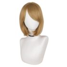 cosplayspa Ashley Graham Style Short Flaxen Straight Wig Resident Evil Game Hair PQ4EWV