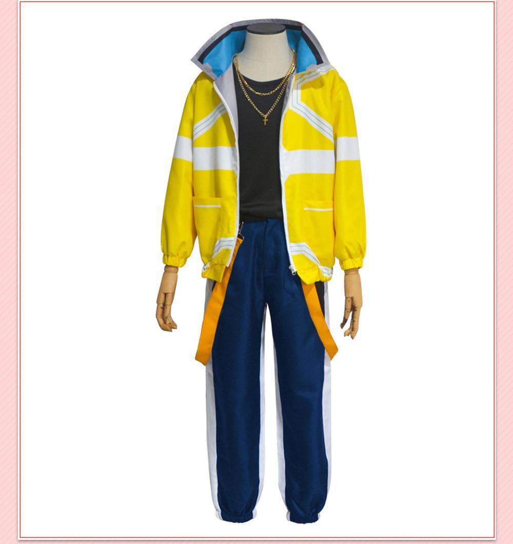 Cyberpunk Edgerunners David Martinez Yellow Jacket 2 cosplayspa cosplayspa Cyberpunk Edgerunners David Martinez Yellow Jacket SR Game Anime Gear M254JF