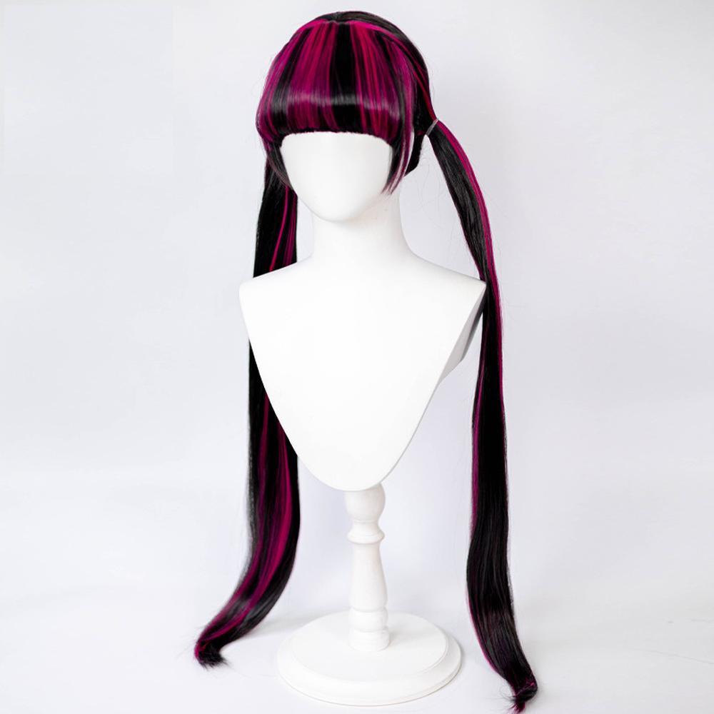 Draculaura Long Pink Wig – Perfect For Monster High Fans 3 cosplayspa cosplayspa Draculaura Long Pink Wig Perfect for Monster High Fans 83U38K