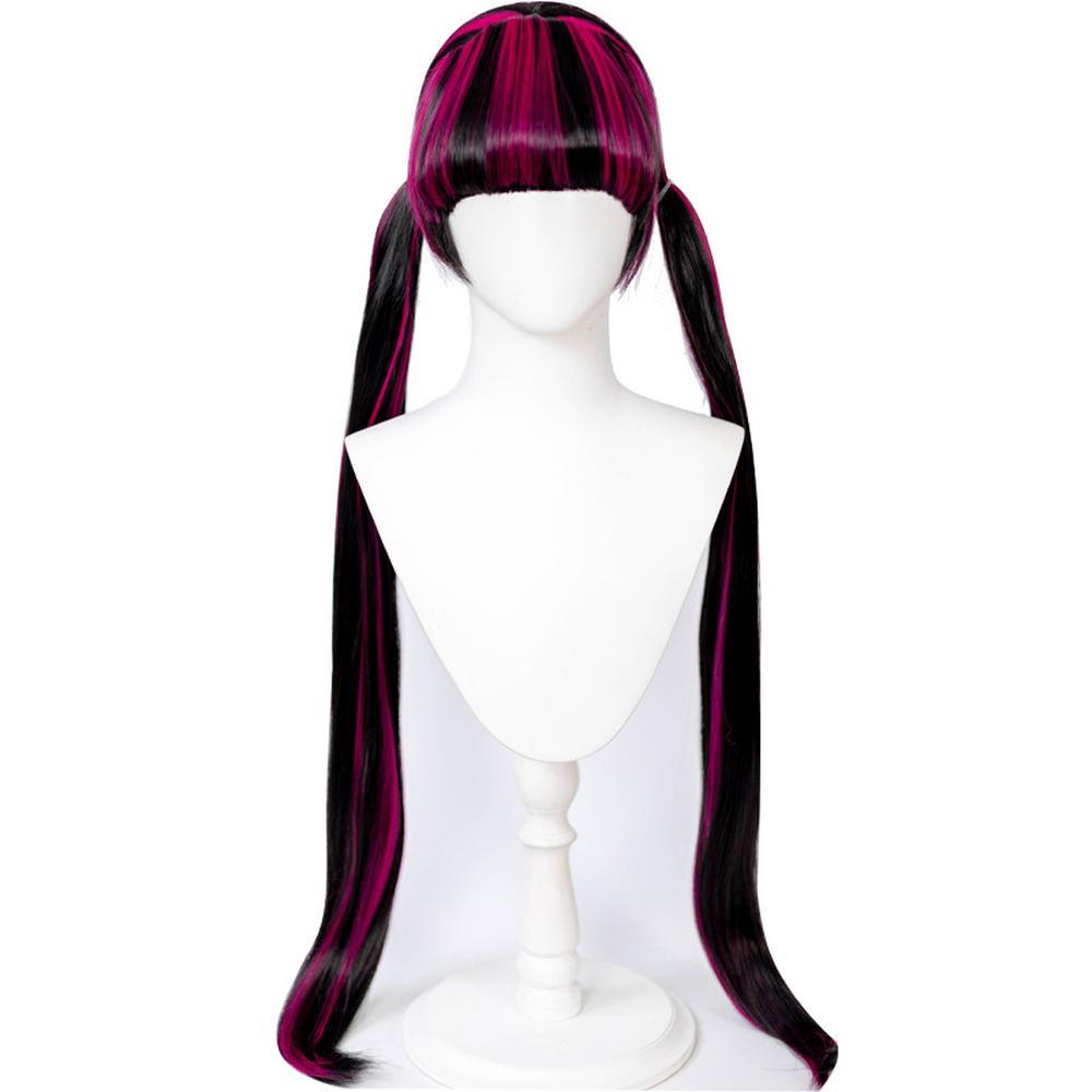 Draculaura Long Pink Wig – Perfect For Monster High Fans 1 cosplayspa cosplayspa Draculaura Long Pink Wig Perfect for Monster High Fans P72NM2