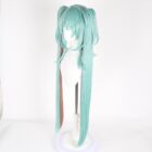 cosplayspa Hatsune Miku Inspired VOCALOID 15th Anniversary Green Curly Wig Edition RN4XAI