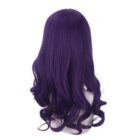 cosplayspa Katsuragi Misato Evangelion Long Curly Purple Wig Ready For Ship 1B2EJR