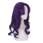 cosplayspa Katsuragi Misato Evangelion Long Curly Purple Wig Ready For Ship DUCW00