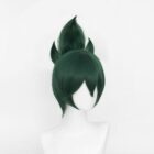 cosplayspa Kiriko Wig Overwatch Greenish Short Cosplay Game Ready Version 1T6R1C