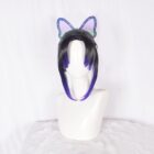 cosplayspa Kochou Shinobu Butterfly Wig Demon Slayer Black Purple Hairpiece JF5B91