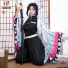 cosplayspa Kochou Shinobu Outfit Demon Slayer Womens Halloween 0SMMLQ