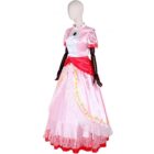 cosplayspa Princess Peach Cosplay Ensemble S 3XL with Crown Nintendo Fit VENET4